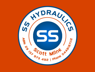 SS HYDRAULICS logo design by BeDesign