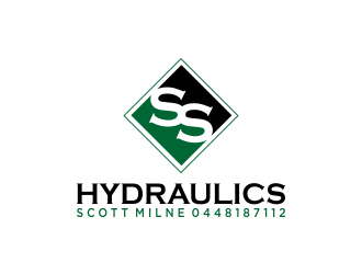 SS HYDRAULICS logo design by akhi