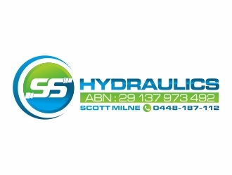 SS HYDRAULICS logo design by langitBiru