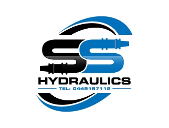 SS HYDRAULICS logo design by labo