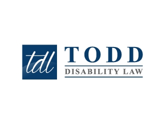 Todd Disability Law logo design by akilis13