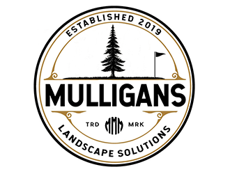 Mulligans Landscape Solutions logo design by Optimus