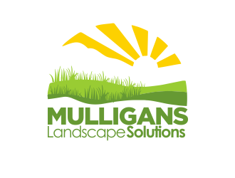 Mulligans Landscape Solutions logo design by YONK