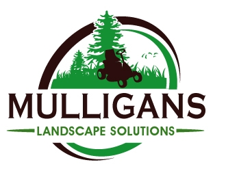 Mulligans Landscape Solutions logo design by PMG