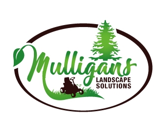 Mulligans Landscape Solutions logo design by PMG