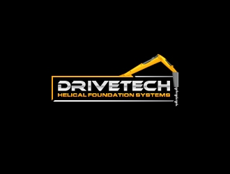 DriveTech Helical Foundation Systems logo design by jhanxtc