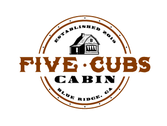 Five Cubs Cabin logo design by Ultimatum