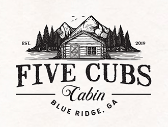 Five Cubs Cabin logo design by Optimus
