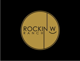 Rockin W Ranch logo design by nurul_rizkon