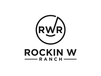 Rockin W Ranch logo design by alby