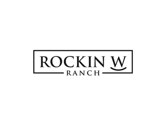 Rockin W Ranch logo design by alby