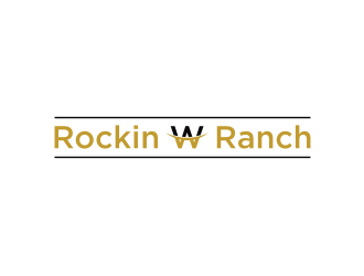 Rockin W Ranch logo design by Franky.