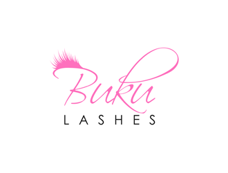Buku Lashes logo design by alby