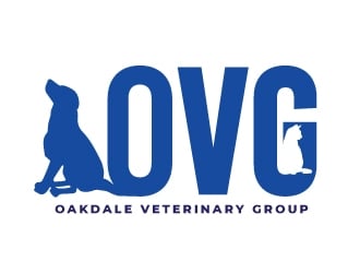 OVG / oakdale Veterinary Group  logo design by d1ckhauz