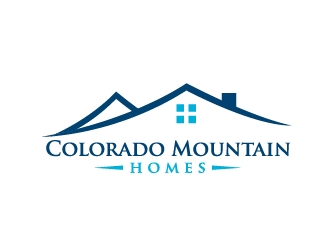 Colorado Mountain Homes logo design by Marianne
