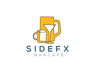 SIDEFX barcafe logo design by Gaze