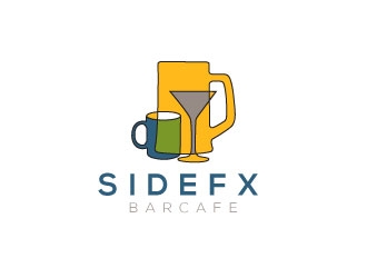 SIDEFX barcafe logo design by Gaze