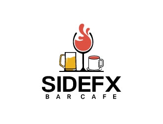 SIDEFX barcafe logo design by AYATA