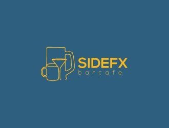 SIDEFX barcafe logo design by Gaze