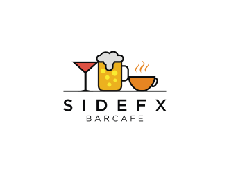 SIDEFX barcafe logo design by Zeratu