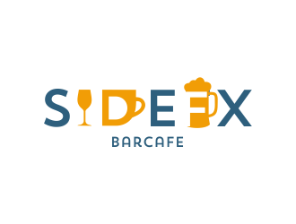 SIDEFX barcafe logo design by aldesign