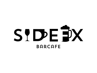 SIDEFX barcafe logo design by aldesign