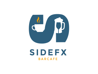 SIDEFX barcafe logo design by aldesign
