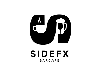 SIDEFX barcafe logo design by aldesign