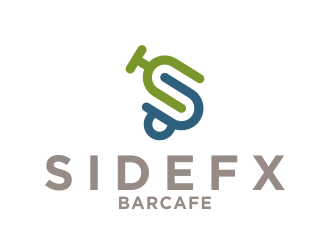 SIDEFX barcafe logo design by jm77788