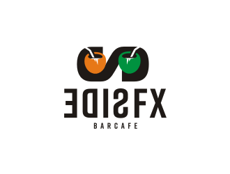 SIDEFX barcafe logo design by cintya