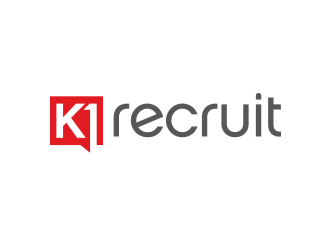 K1 recruit logo design by keylogo