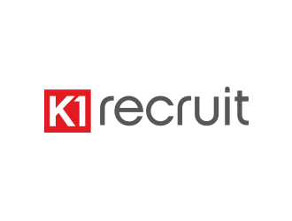 K1 recruit logo design by keylogo