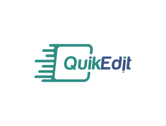 Quick Edit logo design by haidar