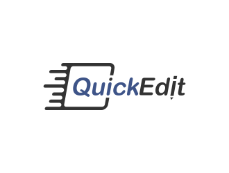 Quick Edit logo design by haidar
