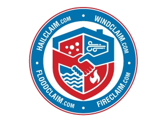 FireClaim.com/FloodClaim.com/HailClaim.com/WindClaim.com logo design by jaize