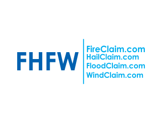 FireClaim.com/FloodClaim.com/HailClaim.com/WindClaim.com logo design by giphone
