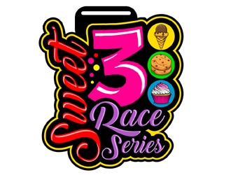 Sweet 3 Race Series logo design by MAXR