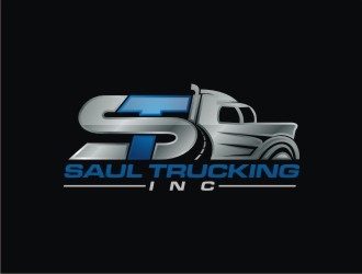 Saul Trucking inc. logo design by agil