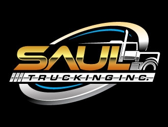 Saul Trucking inc. logo design by daywalker