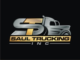 Saul Trucking inc. logo design by agil