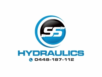 SS HYDRAULICS logo design by langitBiru