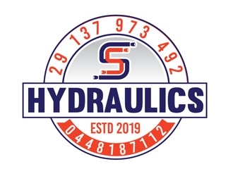 SS HYDRAULICS logo design by DreamLogoDesign
