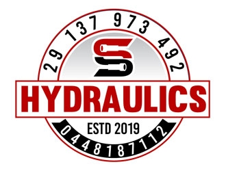 SS HYDRAULICS logo design by DreamLogoDesign