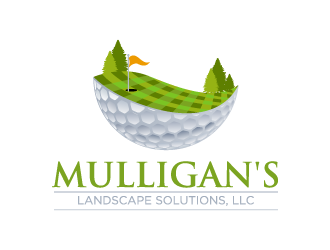 Mulligans Landscape Solutions logo design by torresace