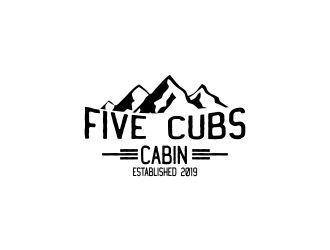 Five Cubs Cabin logo design by Greenlight