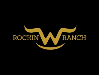 Rockin W Ranch logo design by jaize