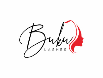 Buku Lashes logo design by afra_art