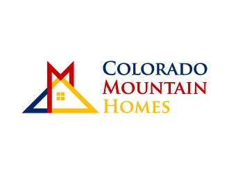 Colorado Mountain Homes logo design by logoesdesign