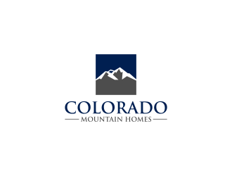 Colorado Mountain Homes logo design by RIANW