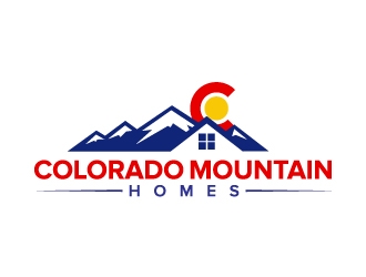 Colorado Mountain Homes logo design by jaize